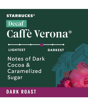 Starbucks Verona Decaf Ground Coffee 12 oz - Buy Online on GoSupps.com