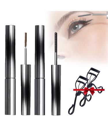 Styledchic s Iron Wand Mascara Styled Chic Mascara Sarenetee Iron Wand Mascara Premnova Iron Lash Mascara Lashtitan 3D Curling Eyelash Iron Wand Mascara Long Lasting Bristleless Mascara (Mix 2pcs) Mix 3 g (Pack of 10)