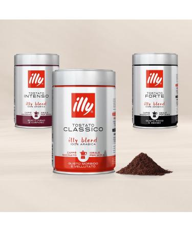 illy caff Intense Flavor Filter Ground Coffee 6 Boxes of 250 g (1.5 kg) - Buy Online on GoSupps.com