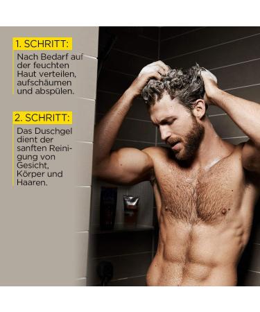 L'Or al Paris LOr al Men Expert Invincible Sport shower gel with citrus scent cleanses face body and hair without drying out regenerates muscles after sports 3 x 300 ml - Buy Online on GoSupps.com