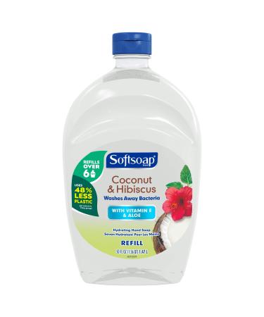 Softsoap Moisturizing Liquid Hand Soap Refill  Coconut & Hibiscus - 50 Fl. Oz - Buy Online on GoSupps.com