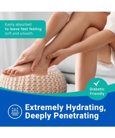 Dermal Therapy Heel Care Cream - 25% Urea & 6% AHA for Dry Cracked Heels | 8 oz | Packaging May Vary - Buy Online on GoSupps.com