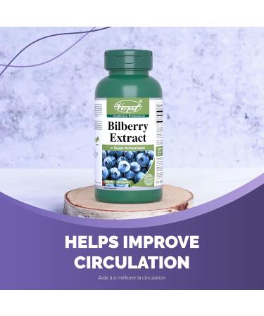 VORST Bilberry Supplement 8000mg Raw Equivalent (80mg 100:1 Extract) 90 Capsules | Eye Antioxidant Circulation Enhancer & Inflammation Reducer | Non Gmo Wild European Blueberry | Powder Pills | 1 Bottle 90 count (Pack of 1) - Buy Online on GoSupps.com