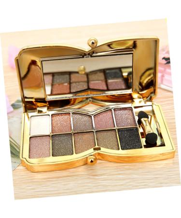 Beavorty 2pcs # Brush with Flash and Glitter Colorful Eye Colors Shadow Makeup Eyeshadow Mirror 1 count (Pack of 1) As Shownx2pcs - Buy Online on GoSupps.com