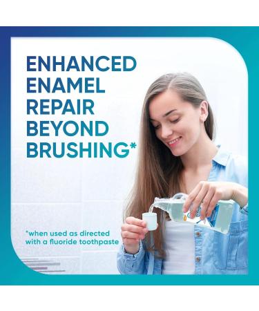 Intensive Enamel Repair Mouthwash - Strengthen Teeth Protect Against Cavities Clean Mint Flavor - 16.9 fl oz - Buy Online on GoSupps.com