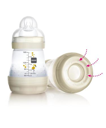 MAM Easy Start Anti-Colic Baby Bottle 320ml - Pink 4+ Months SkinSoft Silicone Sucker - International Shipping Available - Buy Online on GoSupps.com
