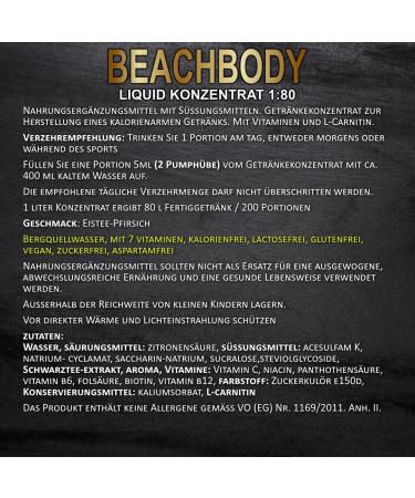 Delicious Beachbody Liquid Iced Tea Peach - Refreshing Flavor Healthy Hydration International Shipping - Buy Online on GoSupps.com