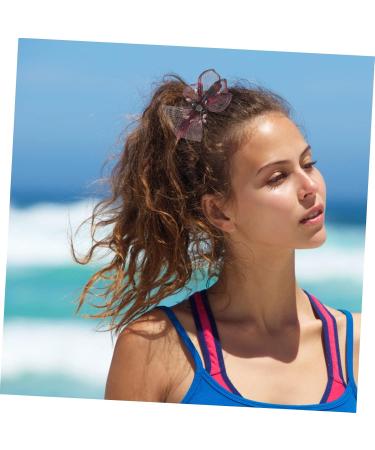 Beaupretty Ponytail Hair Clip butterfly dancing ball headpieces decor for girls bridal vintage french s bow s bows dense copper wire Miss spring High Ponytail Clip - Buy Online on GoSupps.com