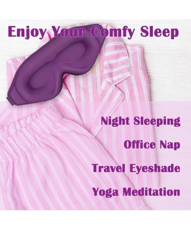 3D Contoured Eye Mask for Lash Extensions - Sleep Mask for Women | Light Blocking Eye Shade for Travel Yoga & Naps - Buy Online on GoSupps.com