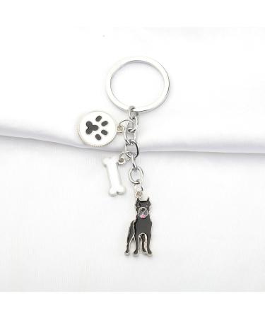 Ensianth Dog Keychain | Perfect Gifts for Dog Lovers | Puppy & Paw Print Keyring for Dog Owners - Buy Online on GoSupps.com