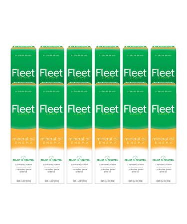 Fleet Laxative Mineral Oil Enema for Constipation, 4.5 Fl Oz (Pack of 12) Mineral Oil Enema 4.5 Fl Oz (Pack of 12) - Buy Online on GoSupps.com