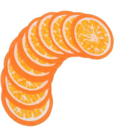 Papier de Masque Facial DIY Compresse Humide Jetable Favorisant l'absorption Masque Facial Respectueux de la Peau Papier en Forme d'orange Couverture Suppl mentaire pour un - Buy Online on GoSupps.com