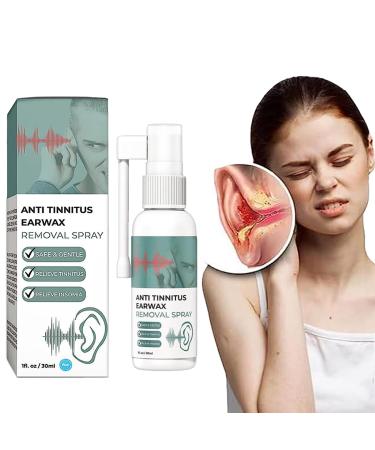 Anti-cochlear Blockage Remover Spray Anti-Tinnitus Earwax Remover Spray Earwax Softener Cleaner Earwax Remover 1pcs