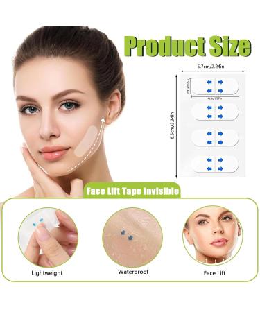 160 Pieces Invisible Face Lift Tape | Enhance Your Look with Clear Effective Skin Lifting Strips - Buy Online on GoSupps.com
