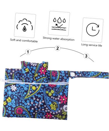Mama Cloth 6Pcs Washable Menstrual Pads - Reusable Panty Liner Leak-Proof Napkin Charcoal Bamboo Pads - Assorted Colors - Pack of 6 - Buy Online on GoSupps.com