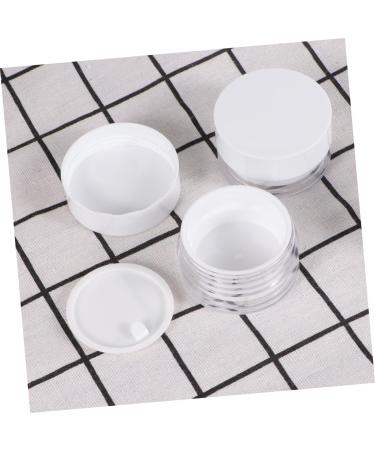 4 Pieces Makeup Lotion in Round Tins Shampoo Container Makeup Cream Tin Face Cream Holder Container for Cosmetic Creams Forming Teaching Model Storage Box White - Buy Online on GoSupps.com