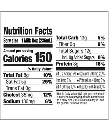 Horizon Organic Whole Milk 18 Pack - 8 fl. oz (144 fl. oz) - Buy Now - Buy Online on GoSupps.com