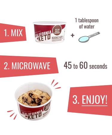 Kalifornia Keto Cookie Cup Variety Pack - Low Carb, Keto-friendly, Low Sugar Snack | Soy, Gluten, Grain Free (6 Count) - Buy Online on GoSupps.com
