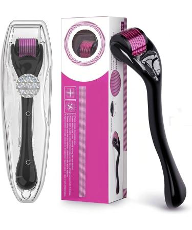 Derma Roller Hair Growth for Men and Women Microneedling Skin Beard & Hair Growth scalp roller for Skin Rejuvenation Anti Ageing Wrinkle Hair regeneration Scar (0.5mm)