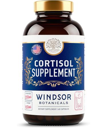 15-IN-1 Cortisol Supplements for Women & Men - Cortisol Reducer Manager with Ashwagandha Acerola L-Tyrosine Vitamin C B6 - Mood Stress Relief Restful Sleep Support - 60 Capsules 60-Day Supply - Buy Online on GoSupps.com