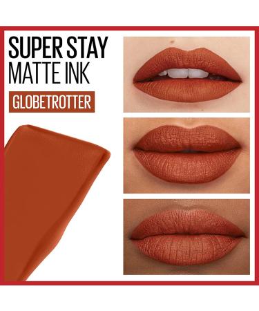 Maybelline Super Stay Matte Ink Liquid Lipstick in Globetrotter Brown Beige - Long Lasting High Impact Color - Up to 16H Wear - Buy Online on GoSupps.com