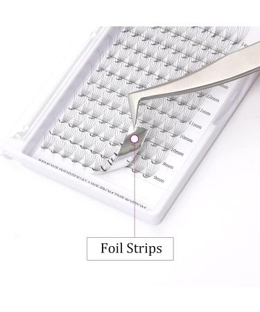 Buy Volume Eyelashes C Curl 0.07mm 6D Extensions | Natural Long Single Eyelash Clusters 8-14mm - Professional Quality - Buy Online on GoSupps.com