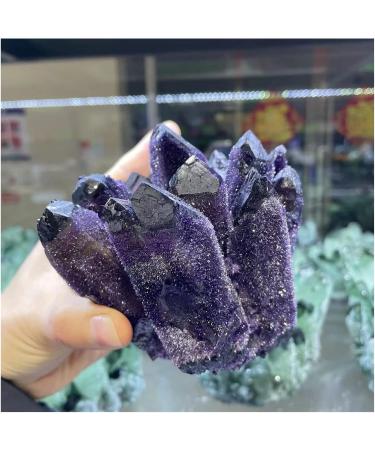 Natural Crystal Rough Crystals 1pc Natural Rare Purple Quartz Crystal Cluster - Buy Online on GoSupps.com