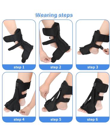 Plantar Fasciitis Night Splint & Brace for Effective Relief Adjustable Support for Men & Women - Buy Online on GoSupps.com