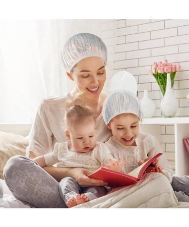 4 Pcs White Mesh Sleep Bonnet Hair Nets for Women - Night Sleep Cap Hat - Buy Online on GoSupps.com