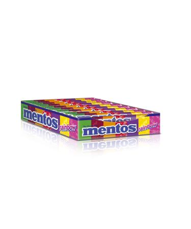 Mentos Chewy Rainbow Mix Rolls - Pack of 20 - 37g
