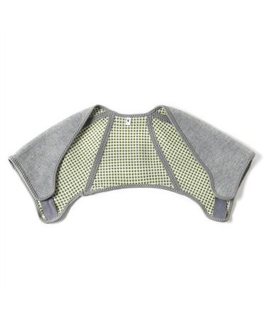 Shoulder support belts self-heated Werm dtapy compression dislocation arthritis pain relief shoulder wrap protection (color: gray size: x-larg) (gray x)