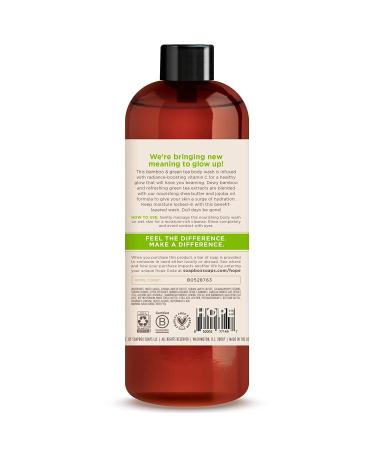 Soapbox Body Wash - Bamboo & Green Tea | Moisturizing Cleanser w Aloe Vera & Shea Butter | Vegan, Cruelty-Free, Paraben & Gluten-Free | 16oz (Pack of 3) - Buy Online on GoSupps.com