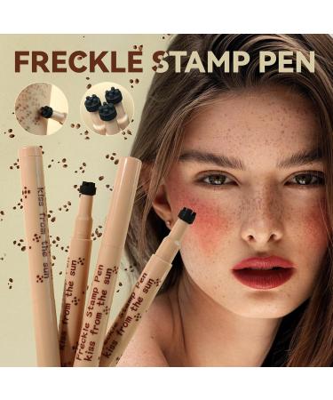 06 Freckle Pen liquid natural freckles pen waterproof liquid freckles makeup fake freckle stamping pen lifelike fakes 03Chestnut - Buy Online on GoSupps.com