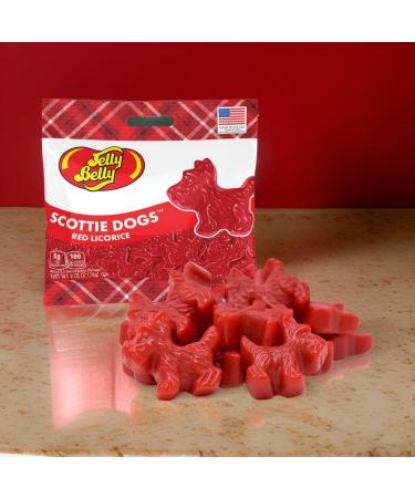 Jelly Belly Red and Black Licorice Scottie Dogs Duo pack 100g - Christmas & Holidays Candy - Vegan Candy Dairy Free Snacks Kosher Candy Gluten Free Fat-Free Peanut-Free Candy Treat for Kids & Families Stocking Stuffers for Teens - Buy Online on GoSupps.com