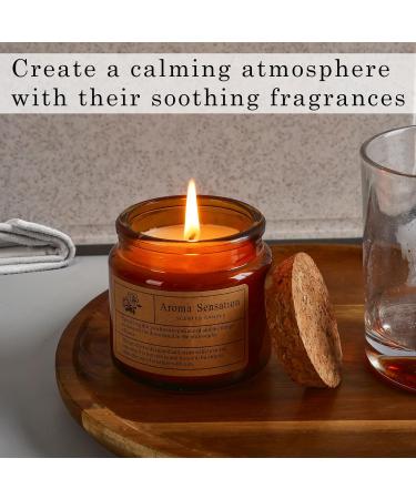 Natural Soy Scented Candles for Women & Men | Long-Lasting Lavender Candle Jars for Home | International Shipping - Buy Online on GoSupps.com