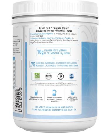 Grass Fed Collagen Peptides | 10g Collagen Per Serving & Dr. Formulated Probiotics Once Daily Women's Collagen + Dr. Formulated Probiotics - Buy Online on GoSupps.com