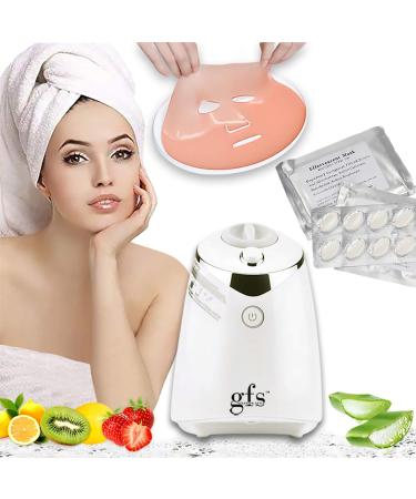 G FASHION STYLE Face Mask Maker Machine Kit WITH 32 COLLAGEN PILLS, Fruit Vegetable DIY Automatic Facial Mask Maker Machine, Face Mask Machine Maker, Beauty Facial Home SPA, (Voice Prompts Version)