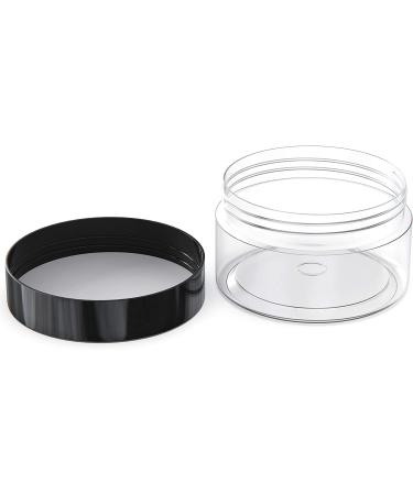4oz BPA-Free Plastic Containers with Lids - 50 Pack | Bulk Clear Refillable Jars for Cosmetics, Lotions, Slime & Beauty Products - Buy Online on GoSupps.com
