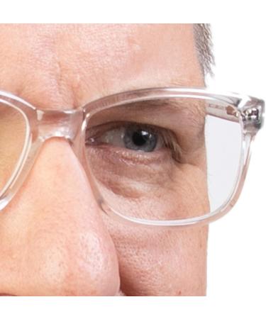 Vibz Blue Light Blocking Glasses for Men & Women - Non-Corrective Anti-Glare Clear Lens Stylish Crystal Frame - International Shipping Available - Buy Online on GoSupps.com
