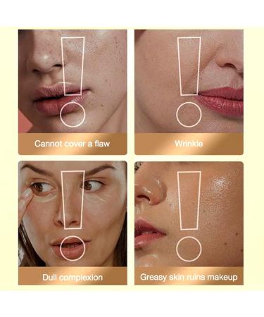 Hydrating Lightweight Foundation Stick with Brush Medium-to-Full Coverage Foundation Stick Makeup Buildable Foundation Stick Face Contour Stick Instantly Balance&Even Complexion (Natural 0) Natural 1 count (Pack of 1) - Buy Online on GoSupps.com