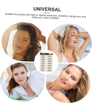 FRCOLOR 9 sheets Stickers Tools Lady Sticker Brow Eyebrows Transfers Shaping Imitation False Tattoos - Buy Online on GoSupps.com