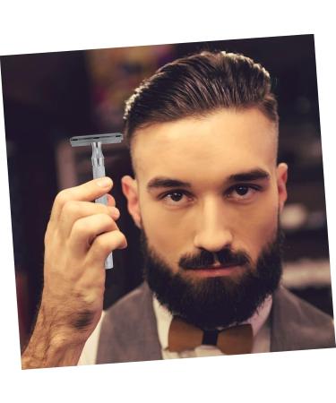 Angoily Manual Safety Razor for Men - Rustproof Double-Edged Single Blade Shaving Razor - Zinc Alloy 10.3x4cm - Eco-Friendly & Durable - Buy Online on GoSupps.com