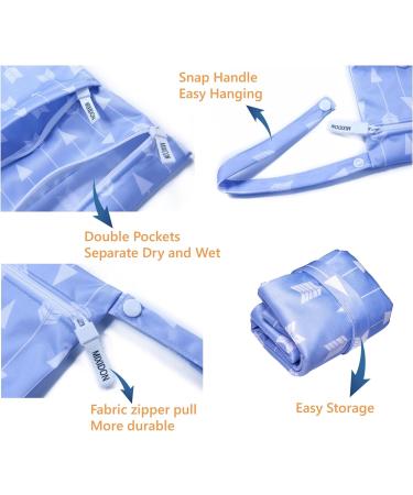 MIXIDON Waterproof Wet Dry Bag - Baby Items & Swimsuit Organizer | Pattern 11 - Buy Online on GoSupps.com