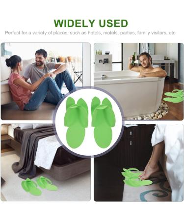 Lurrose 12 Pairs Disposable Pedicure Slippers | Foam Flip Flops for Spa, Nail Salon, Home Use - Buy Online on GoSupps.com