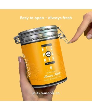 Buy Morning Melody Mango Orange Bergamot Green Tea Loose | Alveus Premium Teas - 100g Tin for International Shipping - Buy Online on GoSupps.com