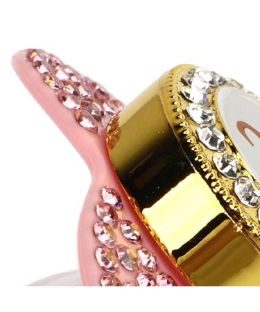 Shop Gold Color Rhinestone Baby Pacifier - Lightweight & Ergonomic - Perfect for International Shipping - Buy Online on GoSupps.com