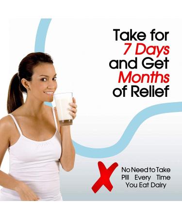 Lacto-Freedom Probiotic for Lactose Intolerance - 7 Day Supply for Months of Relief - Digest Dairy Lactose with Lactase Producing Probiotic - 21 Caps - Buy Online on GoSupps.com