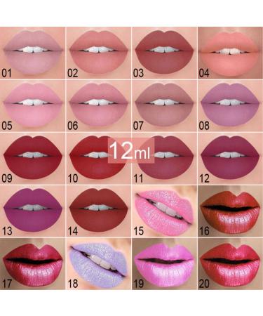 Allbesta Matte Liquid Lipstick | Waterproof Long-lasting Lipgloss - International Shipping Available (12 ml Shade 4) - Buy Online on GoSupps.com