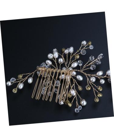 FRCOLOR Bridal Wedding Hair Comb Hair Comb Rhinestone hair pin tiara hairpin bride Ladies Ideas - Buy Online on GoSupps.com