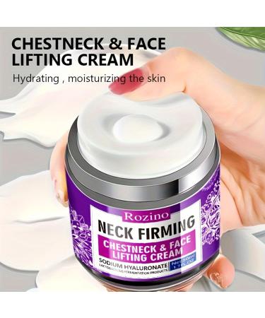 Neck Face & Chest Firming Cream - Anti-Aging Cream with Hyaluronic Acid & Collagen Tightens Skin Reduces Wrinkles Intense Hydration for Smooth & Lifted Skin (Neck Firming cream) - Buy Online on GoSupps.com